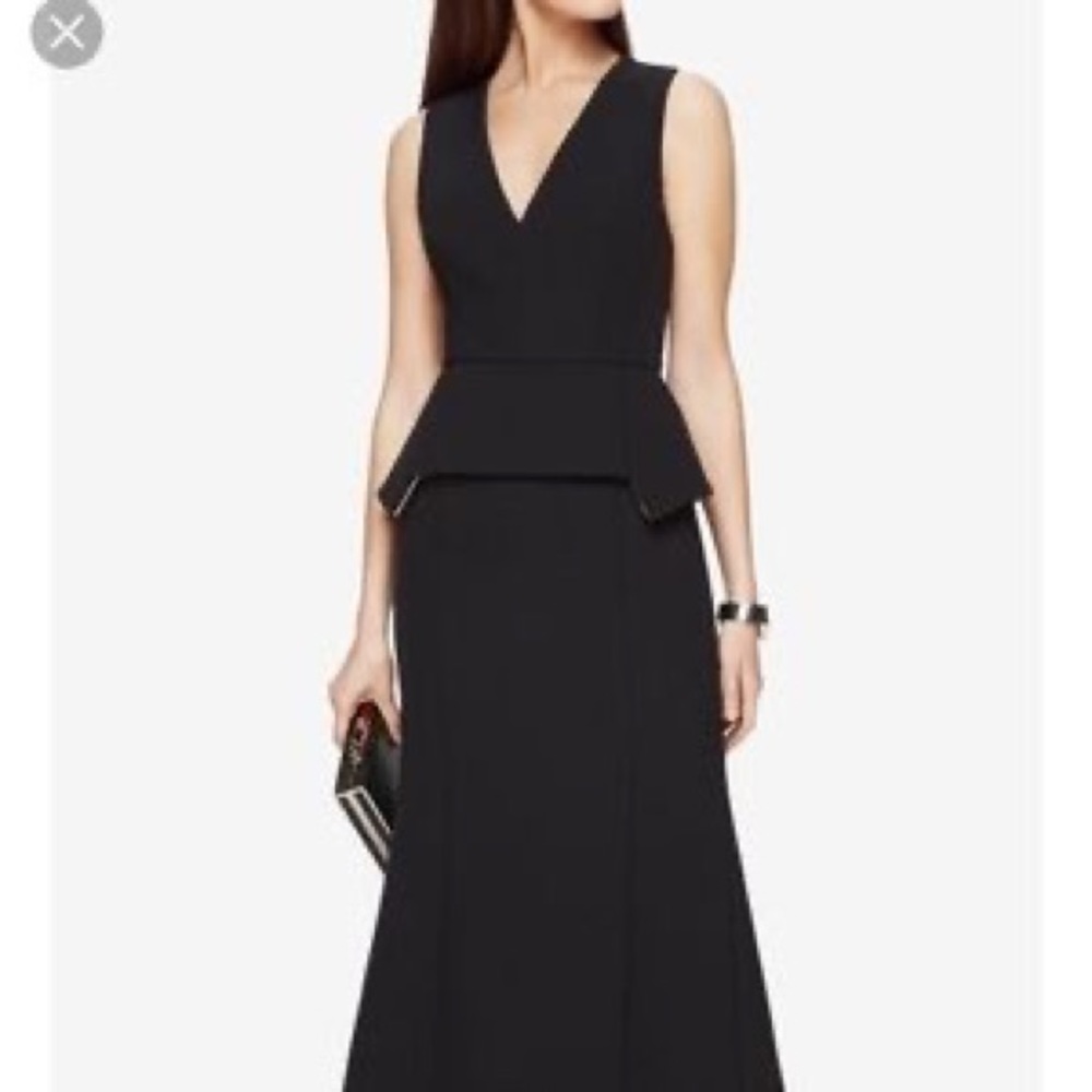BCBG black gown! Worn 2 times! Perfect condition!